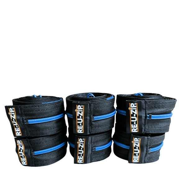 RE-U-ZIP® REUSABLE DUST BARRIER ZIPPER (ONLY) | 6-PACK