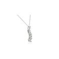 thumbnail image 2 of Collier Pendentif de Voyage en Or Blanc 14K avec Diamants Réels 1/2 ct TW (3/4 Pouce de Hauteur), 2 of 4