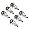 thumbnail image 1 of Unique Bargains 3.2mm Tube Dia Iron Fishing Rod Tips Repair Kit Ring Guide, 27 Pack, 1 of 6