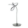 thumbnail image 1 of Lámpara de mesa Benzara BM309029 56 cm Twisted LED Chrome, 1 of 5
