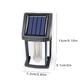 thumbnail image 3 of Lámpara Solar de Pared para Exteriores, Luz Solar Ip65, Decoración Moderna para El Hogar, Jardín, Porche, Paquete de 2, 3 of 7
