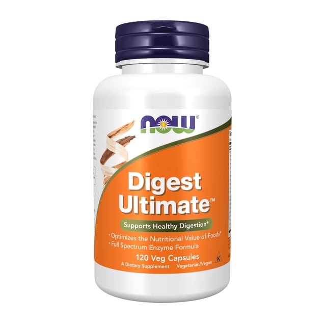 Suplemento NOW Foods Digest Ultimate, 120 cápsulas vegetarianas