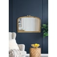 thumbnail image 5 of A&B Home Arched Gold Wall Mirror with Ribbon Accent 40.2" x 1.6" x 29.9", 5 of 9