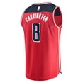 thumbnail image 3 of Men's Fanatics Carlton Carrington Red Washington Wizards Fast Break Replica Player Jersey - Icon Edition, 3 of 3