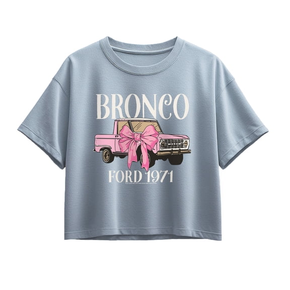 Ford - Bronco Bow - Youth Girls Boxy T-Shirt