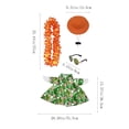thumbnail image 3 of Summer Outfit Set For 23 Inch Porch Geese Suitable For Lawns Porch Geese Floral Dress Good For Summer Beach Decor, 3 of 7