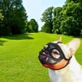 thumbnail image 1 of Bozal para perros Yinane hocico Corto malla transpirable ajustable Anti-mordiscos Naranja S, 1 of 7