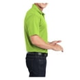 thumbnail image 3 of Mafoose Mens Polyester Micropique Sport-Wick Polo Shirt Lime Shock 3X-Large, 3 of 7