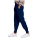 thumbnail image 2 of Pantalones deportivos de mujer de cintura alta con puños en los tobillos: color liso, con bolsillos, estilo informal/deportivo para otoño-invierno., 2 of 8