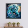 thumbnail image 4 of 5D bricolaje taladro redondo completo diamante pintura caballo Kit decoración del hogar arte artesanía JShteea El nuevo, 4 of 9