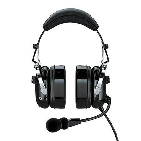 Aviation Headset Jacks faro g2-pnr premium pilot aviation headset with mp3 input (adapters for aviation headset connectors, standard dual ga adapter universal support)-black ()