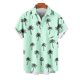 thumbnail image 1 of Blusa y camisa de manga corta con cuello vuelto para hombre, estilo casual, con cuello estampado, manga corta, botones, moda, cárdigan con bolsillo, blusa de poliéster para hombre, 1 of 4