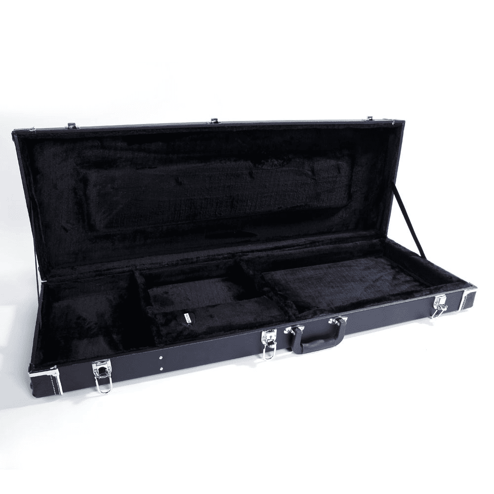 Tcbosik Electric Guitar Hard Shell Case - Portable Carrying Case for GST GTL 170 SG and Burning Fire Style - Black