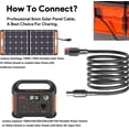 thumbnail image 5 of CoolStuff 20FT Solar Panel Extension Cable 14AWG Anderson Connector to DC 8mm Adapter Portable Power Station Explorer 160/240/290/300/500/550/880/1000 Solar Generator, 5 of 7