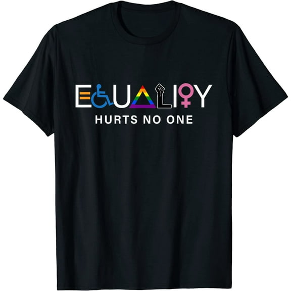 Equality Hurts No One LGBT Equality Gay Pride Human Rights T-Shirt