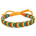 thumbnail image 3 of JINLUO 8Pcs Adjustable Woven Braided Wrap Bulk Friendship Bracelets, Boho Bohemian Multicolor Handmade Braided String Bracelets for Women Kids Cheer Stuff Beach Surfer Jewelry Birthday Gifts, 3 of 11