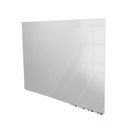 UPC: 0014935009694 | Ghent Aria 4 H x 5 W Low Profile Glass Whiteboard Gray (ARIASN45GY)