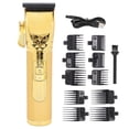 thumbnail image 1 of XYCCA Electric Hair Clipper Set Incisive Blade 10 Guide Combs Haircut Grooming Tool Kit for MenGold-082604, 1 of 5