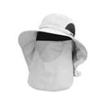 thumbnail image 2 of Sombrero de pescador Yinane de ala ancha gris claro para protección solar, 2 of 8