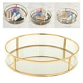 thumbnail image 1 of Organizador de maquillaje perfecl Soporte para brochas de maquillaje Bandeja Claro, 1 of 8
