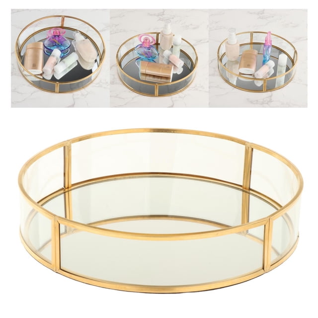 Organizador de maquillaje perfecl Soporte para brochas de maquillaje Bandeja Claro