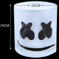 thumbnail image 3 of Máscara JAMW Mng Festival Dj Marshmello Casco Cosplay Prop Carnival 1pcs, 3 of 3