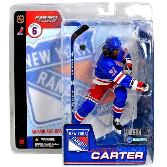 Anson Carter Action Figure Blue Jersey Variant Sports Picks Series 6