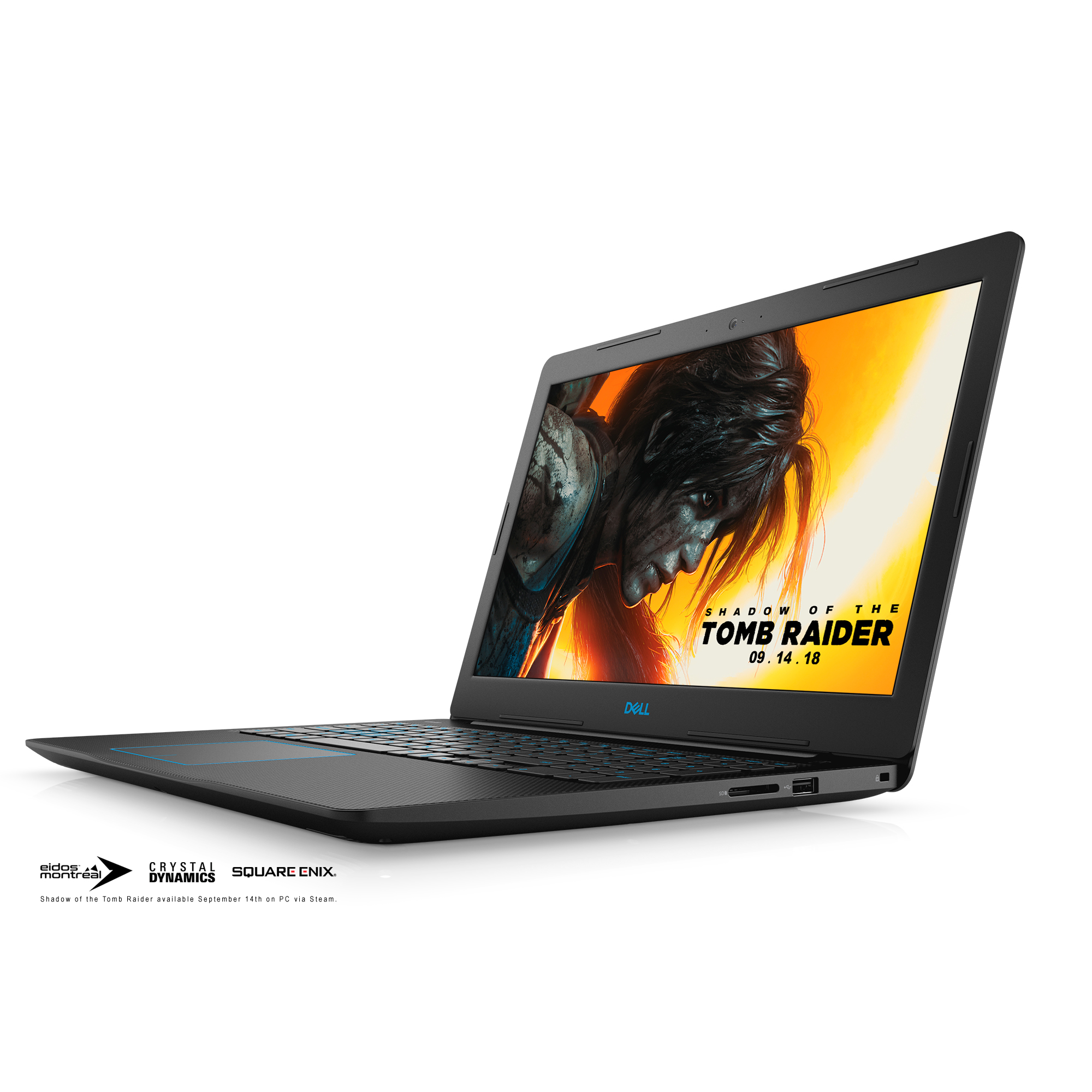 Dell G3 Gaming Laptop 15.6" Full HD, Intel Core i7-8750H, NVIDIA GeForce GTX 1050 Ti 4GB, 1TB HDD Storage, 24GB Total Memory (8GB + 16GB Intel Optane), G3579-7283BLK-PUS - image 3 of 6