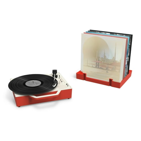 Victrola - Re-Spin Sustainable Bluetooth Suitcase Record Player - Poinsettia Red