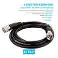 thumbnail image 3 of Cable coaxial STEREN RG8X de 12 pies con conectores UHF PL259, 3 of 7