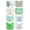 Parents' Choice Baby Boy Embroidered Bibs, 8 piece