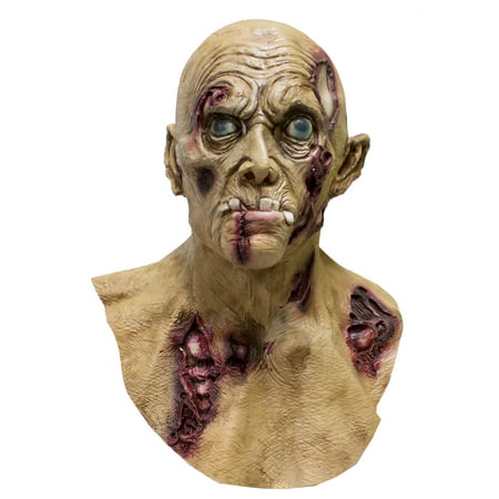 StylesILove Adult Latex Full Head Horror Mask Zombie Mask Halloween Scary Mask Costume for Halloween Party, Cosplay Events and Photo Props