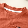 thumbnail image 5 of Caqnni Girls Two Piece Sets Short Sleeve Tshirts and Drawstring Shorts With Pockets Summer Outfits Size 6-14 2Pcs Summer Playwear Beach Outfits 5-6 Years,Orange, 5 of 6
