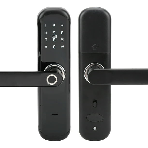 Cerradura De Puerta De Entrada Sin Llave, Cerradura De Puerta Inteligente De aleación De Zinc Con Manija Libre Electrónica Para Hotel Para Apartamento Para El Hogar