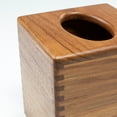 thumbnail image 5 of Teak Tissue Box Cover - 5-1/4" W x 5-5/8" H x 5-1/4" D, 5 of 5