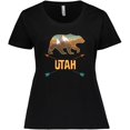 thumbnail image 3 of Inktastic Utah Vacation Bear Silhouette Women's Plus Size T-Shirt, 3 of 5