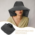 thumbnail image 3 of UPGRATOR Sombrero Plegable Para Con Protección Solar Y De Malla Transpirable Color Oscuro, 3 of 6