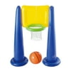 Big Play Sports Jumbo Inflatable Floating Pool Basketball Hoop Set with Ball