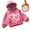 Pink, variant on WOYY Toddler Girls' Hoodie Cozy Warm Hearts Print Hooded Sweatshirt, Sizes 4-5T