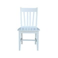 thumbnail image 3 of International Concepts Set of 2 Solid Wood Dining Chairs in White, 3 of 7