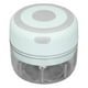 thumbnail image 4 of Mini picador de ajo, hoja de acero inoxidable, grado alimenticio, potencia fuerte, carga USB, triturador de ajo eléctrico, 100 ml (3,4 x 2 x 1,9 pulgadas) verde, 4 of 5