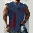 thumbnail image 2 of HCNTES Mens Tank Tops Beach Summer Sleeveless Shirts Graphic Vacation Tanks Muscle Gym Tank T Shirts(Navy,XXXXL), 2 of 4