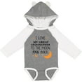 thumbnail image 3 of Inktastic I Love My Great Grandmother to the Moon and Back Boys or Girls Long Sleeve Baby Bodysuit, 3 of 5
