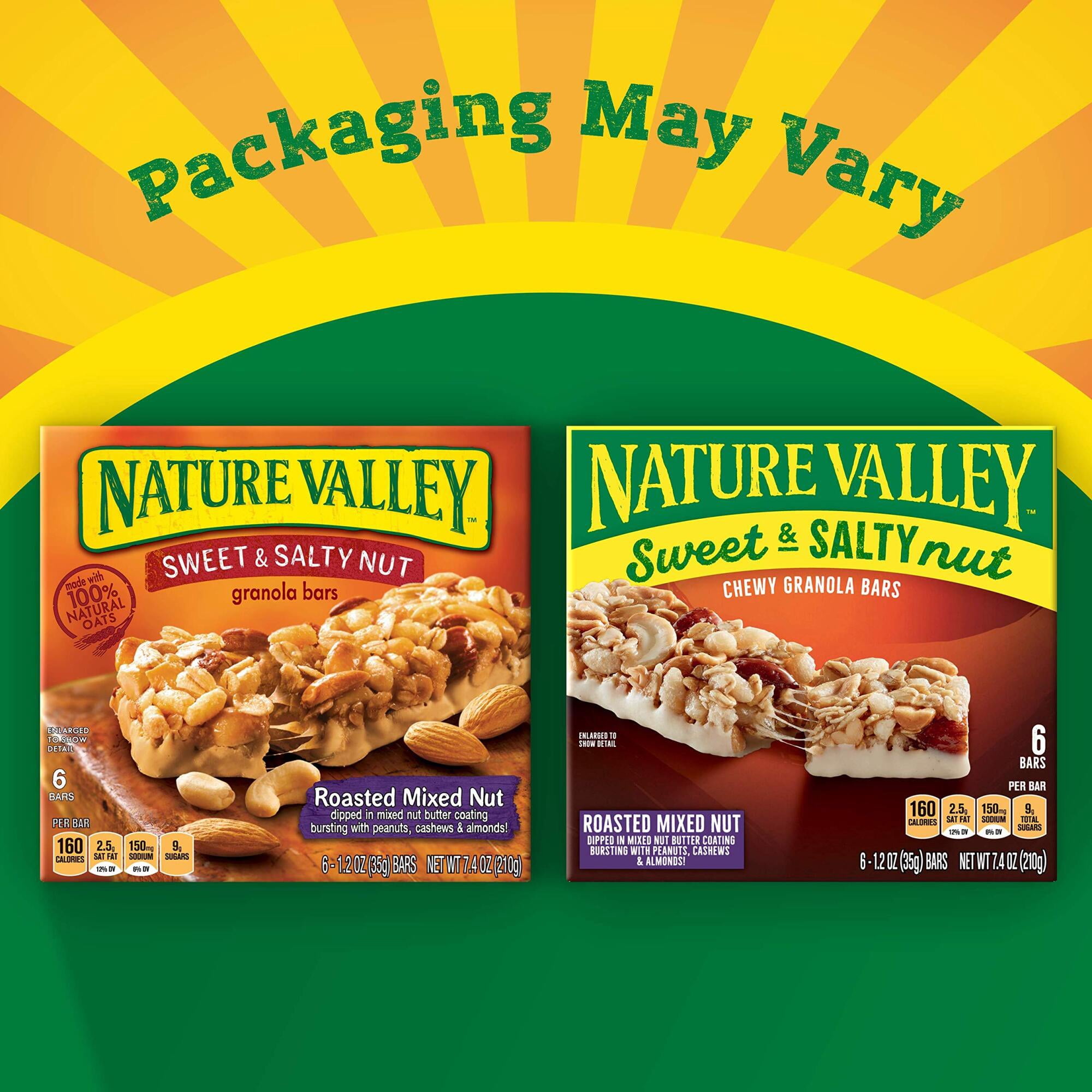 Nature Valley Sweet & Salty Nut Granola Bar Roasted (Pack of 5)