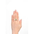 thumbnail image 2 of RYLOS Bagues pour Femmes Bague en Or Blanc 14K Solitaire Pierre Précieuse Ovale 9x7 mm avec Anneau Fini Satiné Péridot d'Août Bijoux Taille 8, 2 of 7