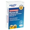 Equate Maximum Strength Mucus ER Extended-Release Tablets, 1200 mg, 28 Count
