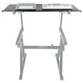 thumbnail image 4 of Rockville Z45W Z-Stand Adjustable 2-Tier Keyboard Stand w/Shelf + Wheels + Bag, 4 of 22