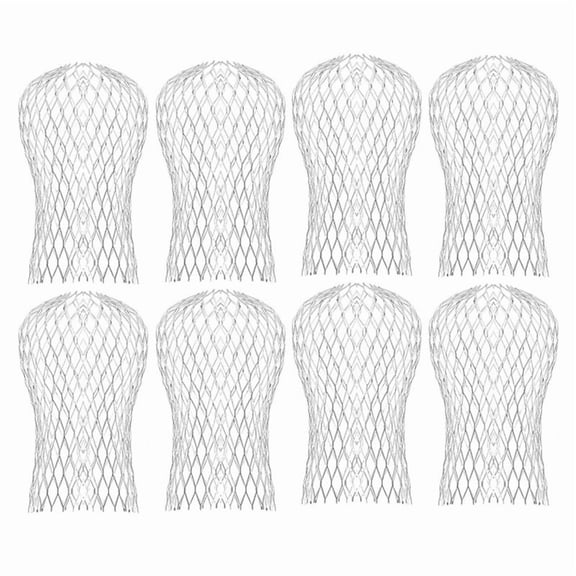 Quaqdae 8Pcs Gutter Downspout Guard,Down Pipe Filter Mesh,Gutter Downpipe Leaf Screen Covers,Keeps Downpipes Clear