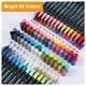 thumbnail image 5 of Marcadores de pintura acrílica Nauets, 60 colores, impermeables, doble punta, 5 of 6