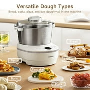 Joydeem Electric Dough Maker with Ferment Function, 4.5Qt Dough Mixer Machine, Perfect for Bread Pizza Roti Dumpling Dough & Sourdough, HMJ-A501